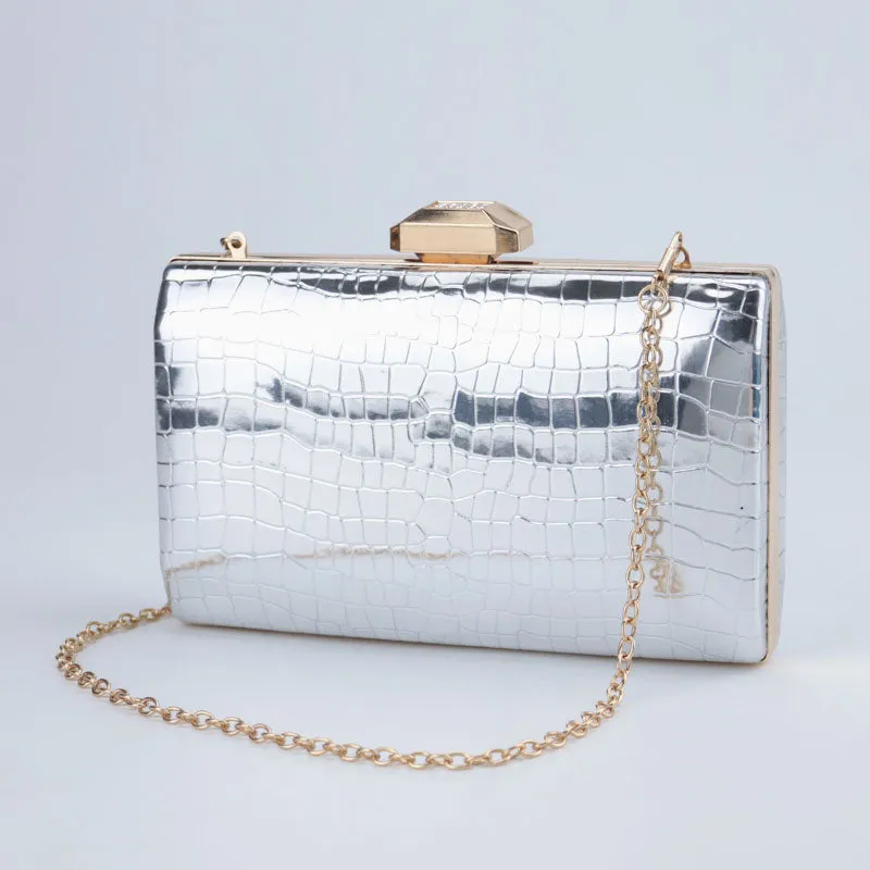 Glamour Metallic Mystique Clutch Bags #22