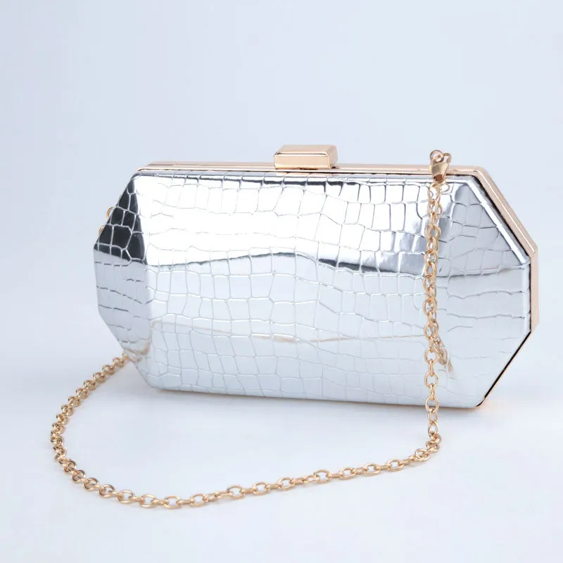 Glamour Metallic Mystique Clutch Bags #22