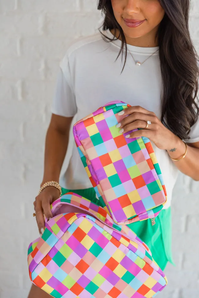 Glamour On The Grid 4 Piece Travel Pouch Set