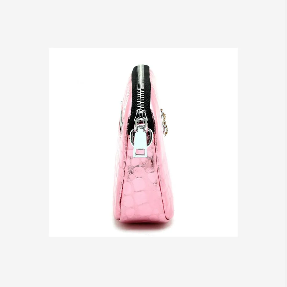 GLOSSY ROSE GENUINE LEATHER BAG