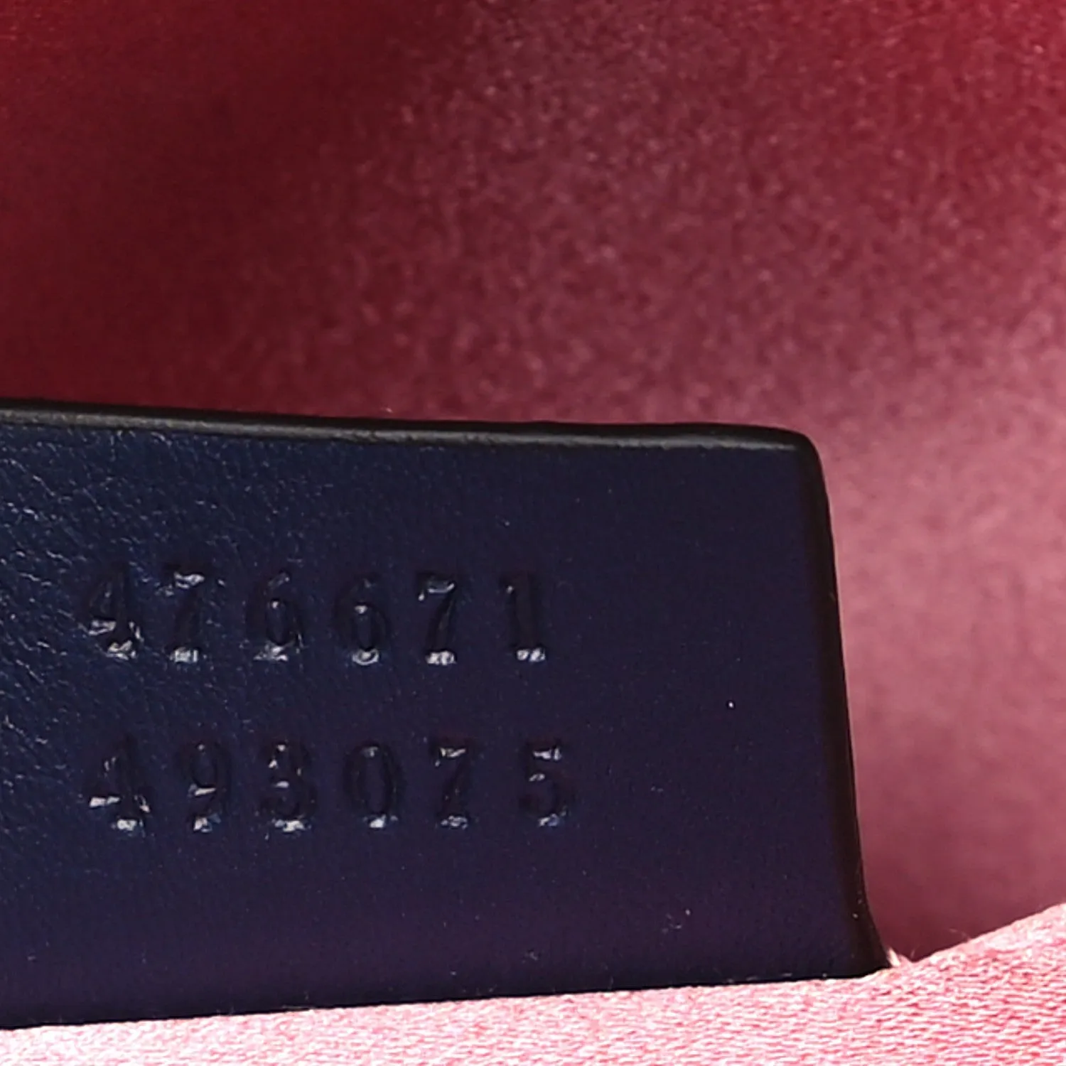 Gucci Kura Denim Matelasse Cubic Pearl