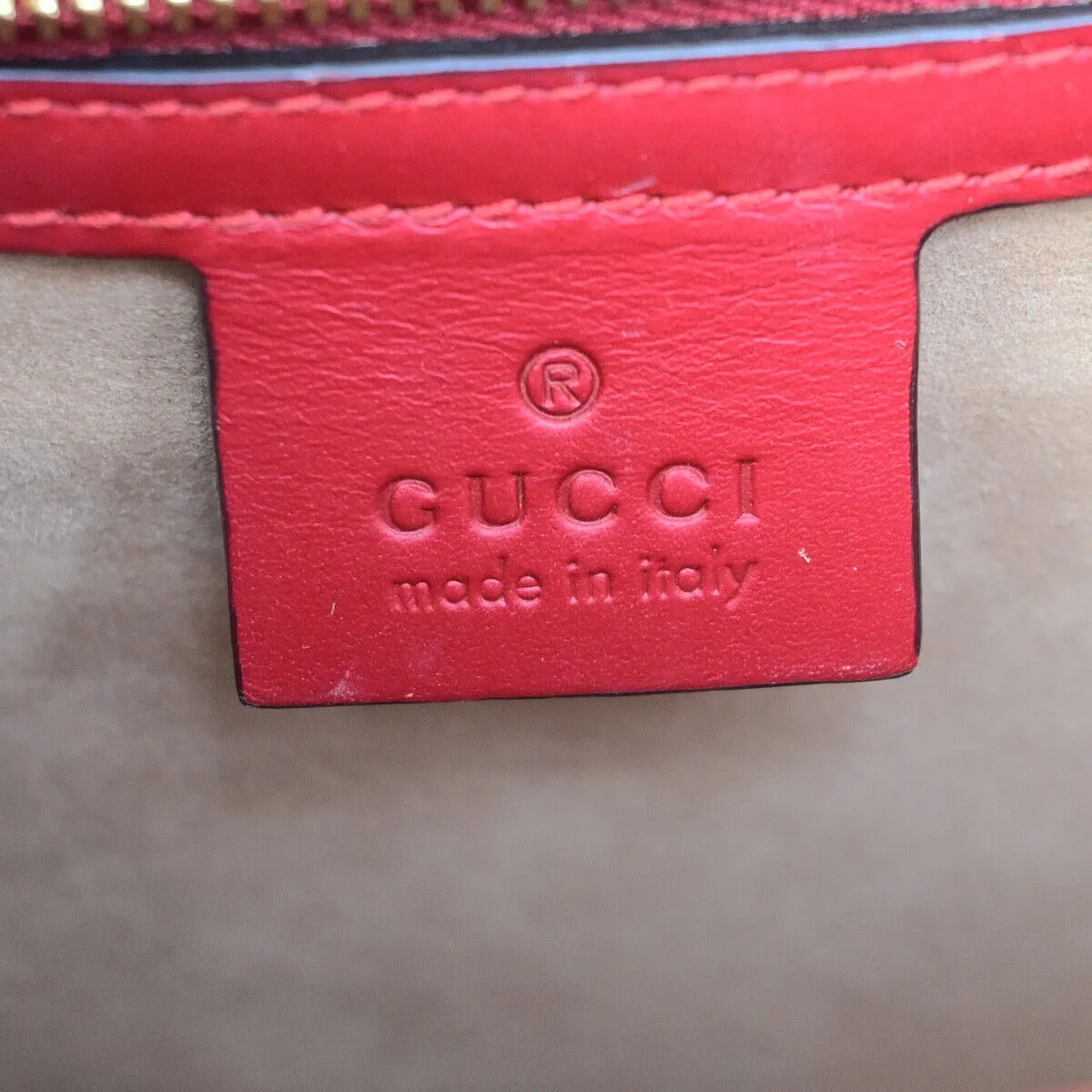 Gucci Logo Sylvie Sherry Shoulder Bag