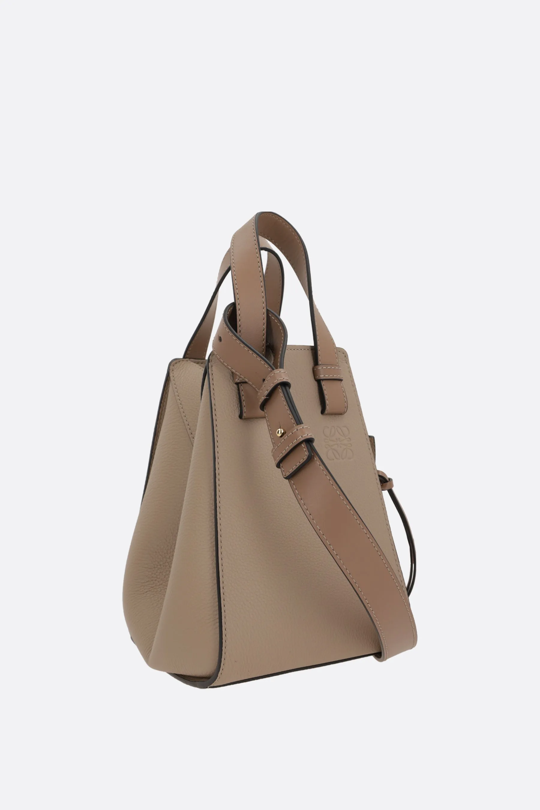 Hammock Compact Grainy Leather Bag