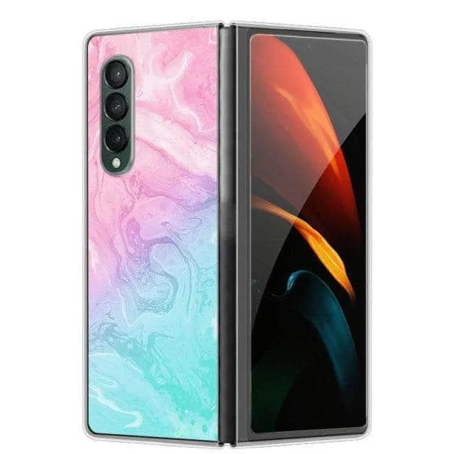Hard Plastic Themed Galaxy Z Fold 3 5G Case