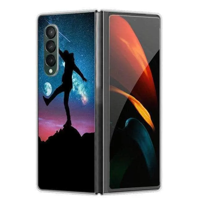 Hard Plastic Themed Galaxy Z Fold 3 5G Case