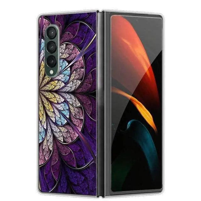 Hard Plastic Themed Galaxy Z Fold 3 5G Case