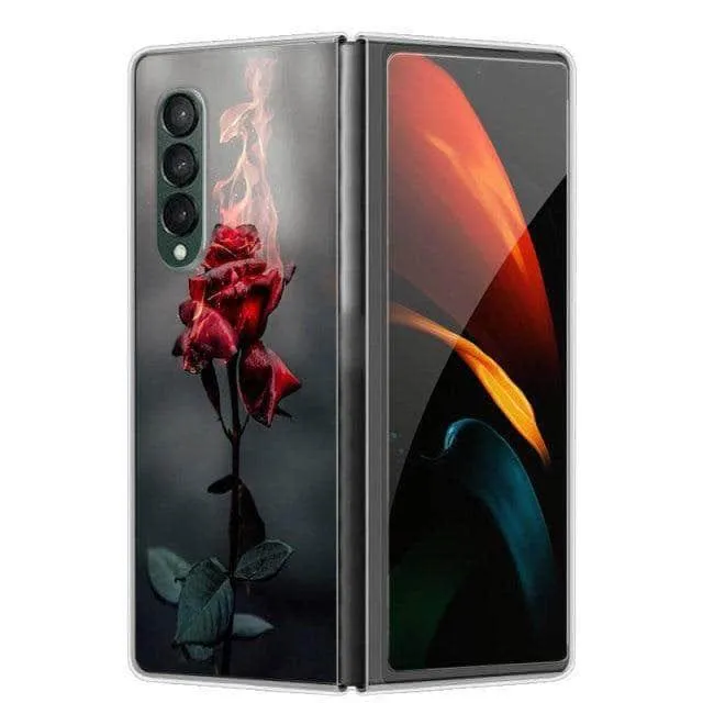 Hard Plastic Themed Galaxy Z Fold 3 5G Case
