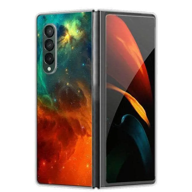 Hard Plastic Themed Galaxy Z Fold 3 5G Case