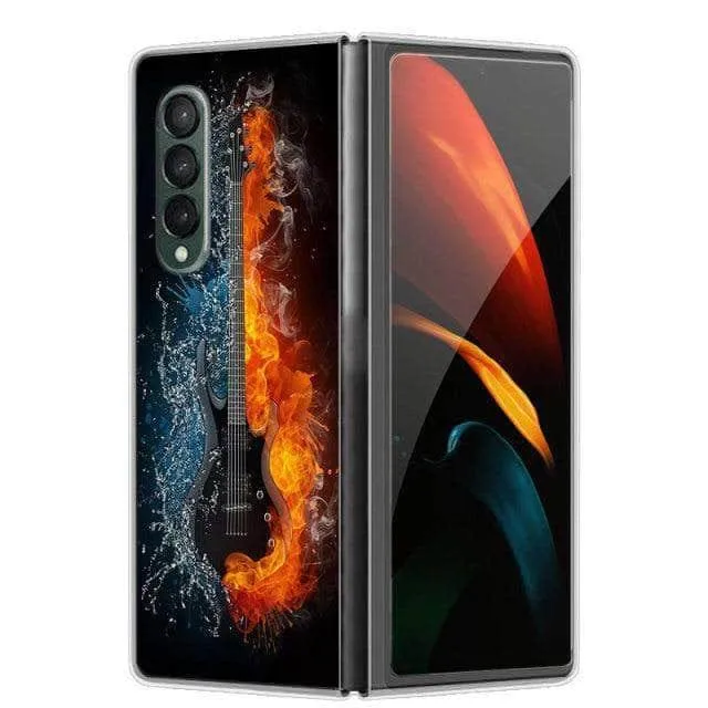 Hard Plastic Themed Galaxy Z Fold 3 5G Case