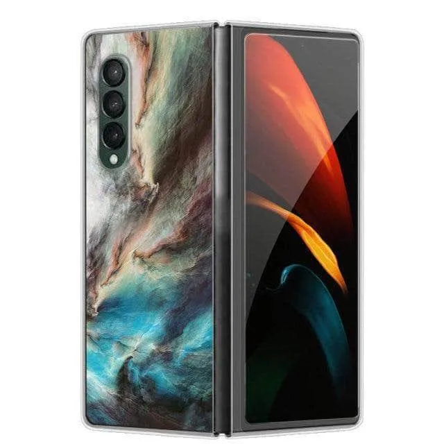 Hard Plastic Themed Galaxy Z Fold 3 5G Case