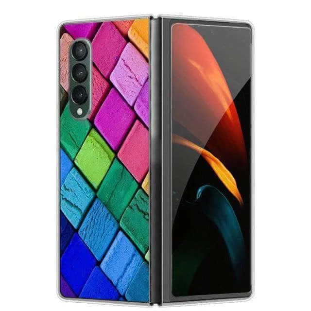 Hard Plastic Themed Galaxy Z Fold 3 5G Case