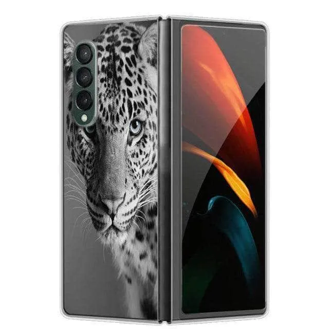Hard Plastic Themed Galaxy Z Fold 3 5G Case