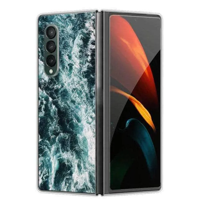 Hard Plastic Themed Galaxy Z Fold 3 5G Case