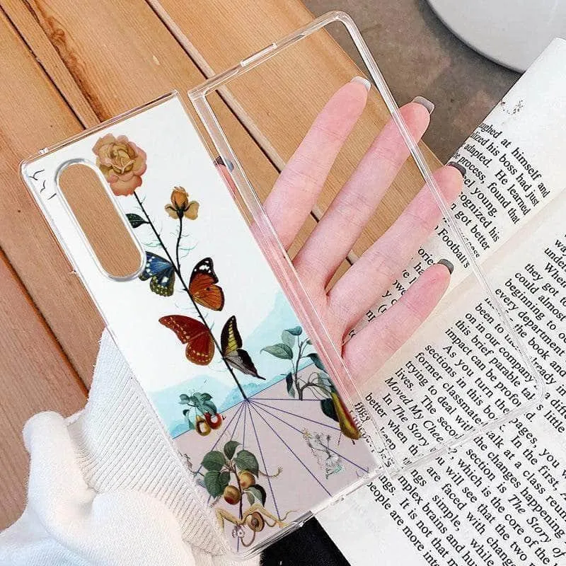 Hard Plastic Themed Galaxy Z Fold 3 5G Case