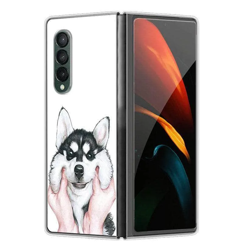 Hard Plastic Themed Galaxy Z Fold 3 5G Case