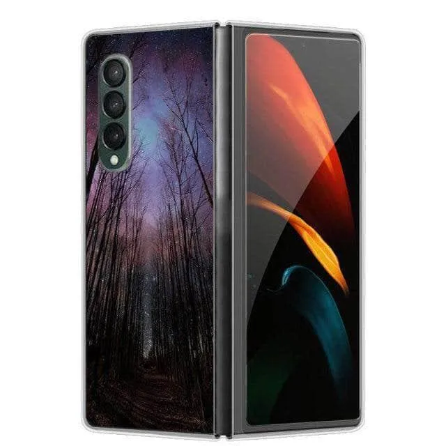 Hard Plastic Themed Galaxy Z Fold 3 5G Case