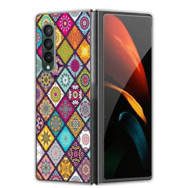 Hard Plastic Themed Galaxy Z Fold 3 5G Case