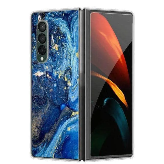 Hard Plastic Themed Galaxy Z Fold 3 5G Case