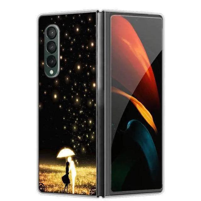 Hard Plastic Themed Galaxy Z Fold 3 5G Case