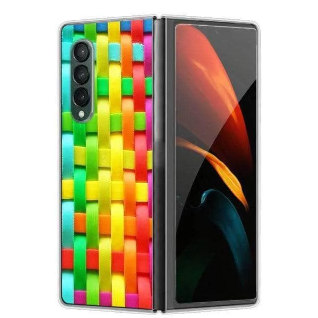 Hard Plastic Themed Galaxy Z Fold 3 5G Case