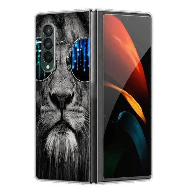 Hard Plastic Themed Galaxy Z Fold 3 5G Case