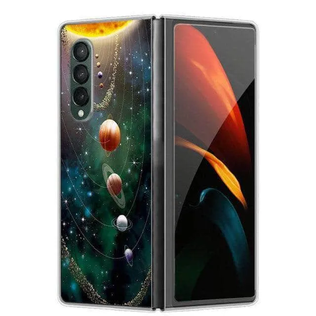 Hard Plastic Themed Galaxy Z Fold 3 5G Case