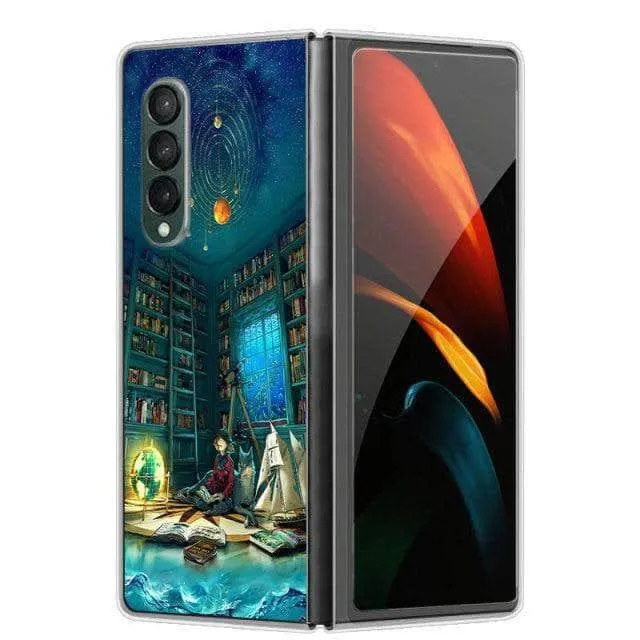 Hard Plastic Themed Galaxy Z Fold 3 5G Case
