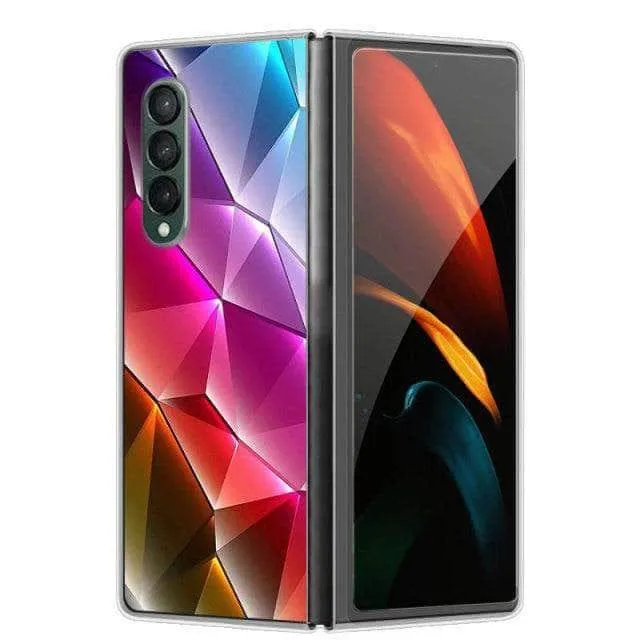 Hard Plastic Themed Galaxy Z Fold 3 5G Case