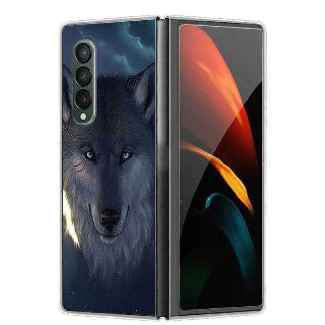 Hard Plastic Themed Galaxy Z Fold 3 5G Case