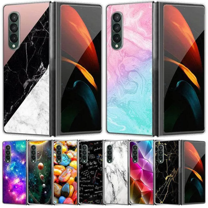 Hard Plastic Themed Galaxy Z Fold 3 5G Case