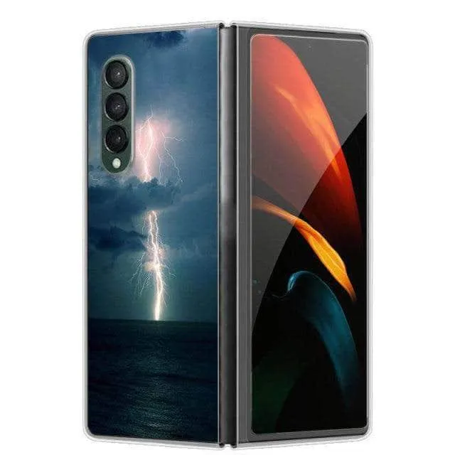 Hard Plastic Themed Galaxy Z Fold 3 5G Case