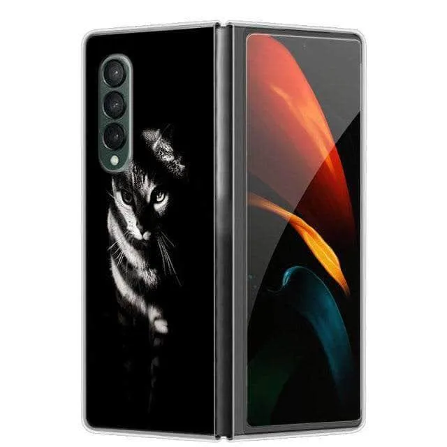Hard Plastic Themed Galaxy Z Fold 3 5G Case