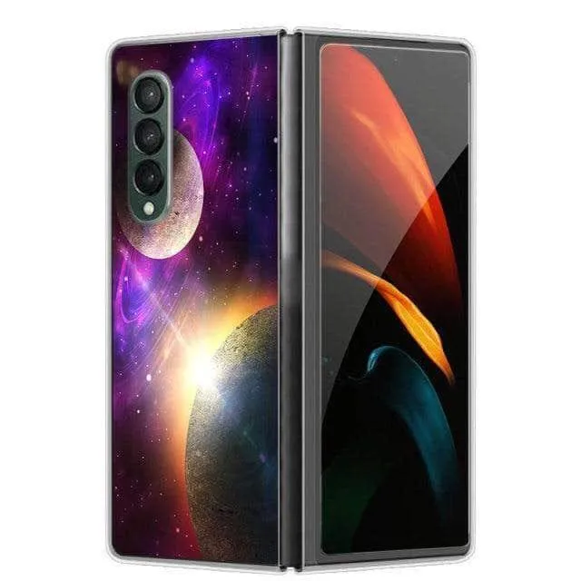 Hard Plastic Themed Galaxy Z Fold 3 5G Case