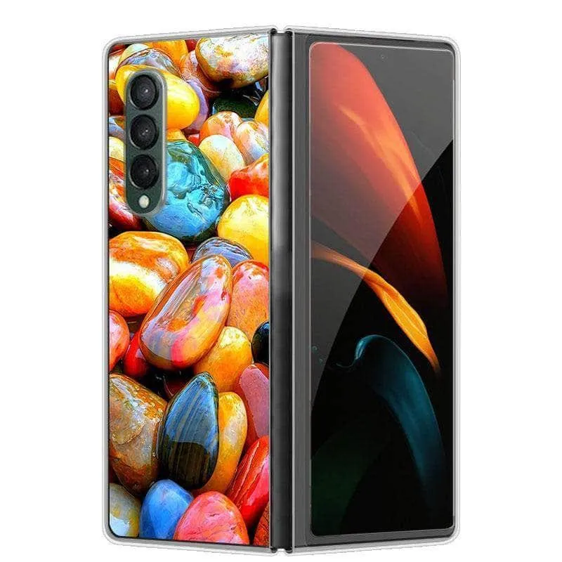 Hard Plastic Themed Galaxy Z Fold 3 5G Case