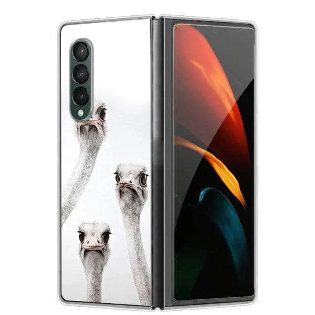 Hard Plastic Themed Galaxy Z Fold 3 5G Case
