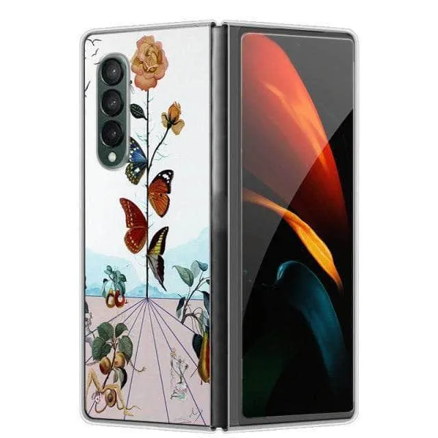 Hard Plastic Themed Galaxy Z Fold 3 5G Case