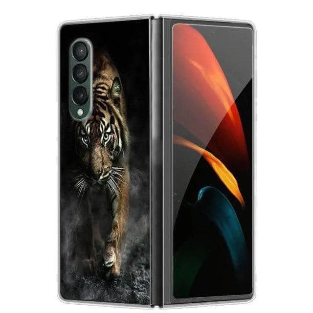Hard Plastic Themed Galaxy Z Fold 3 5G Case