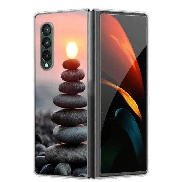 Hard Plastic Themed Galaxy Z Fold 3 5G Case