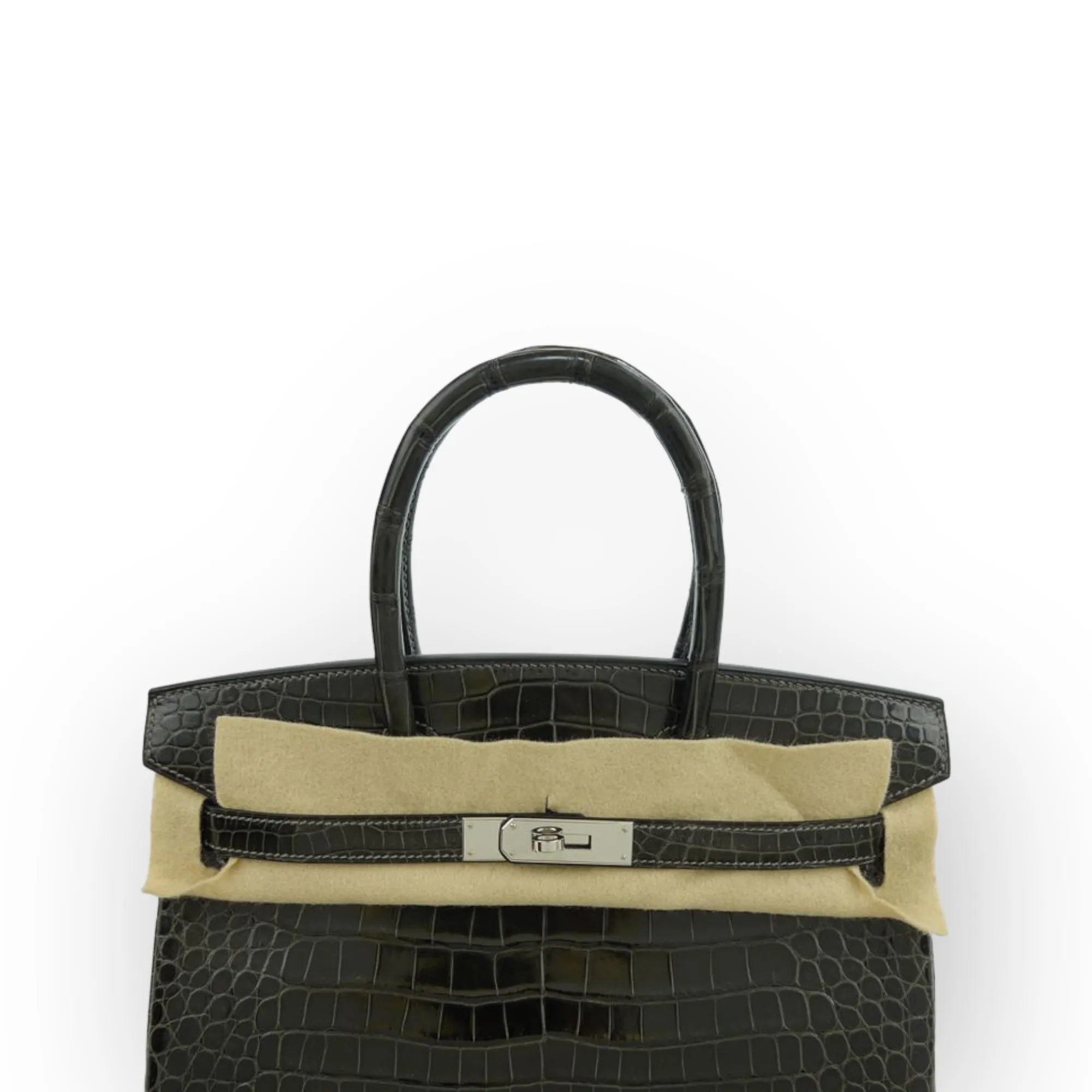 Hermès Birkin 30 Graphite Porosus Crocodile