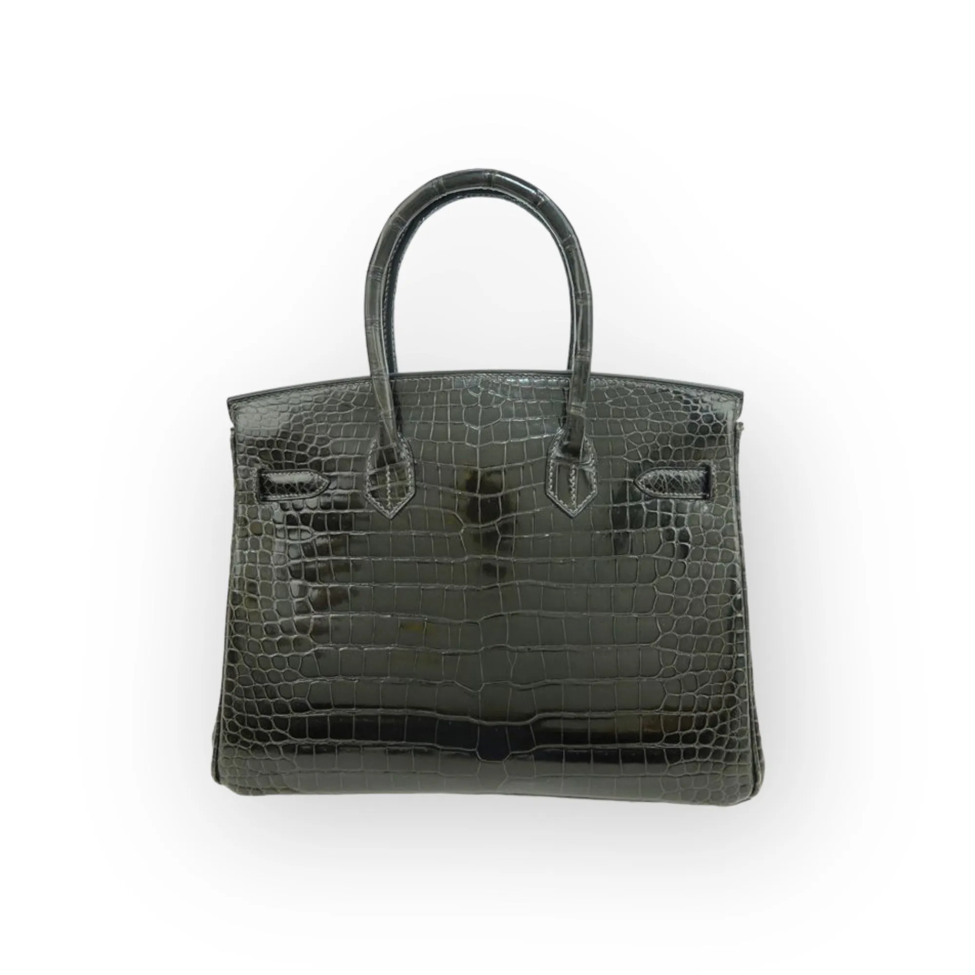 Hermès Birkin 30 Graphite Porosus Crocodile
