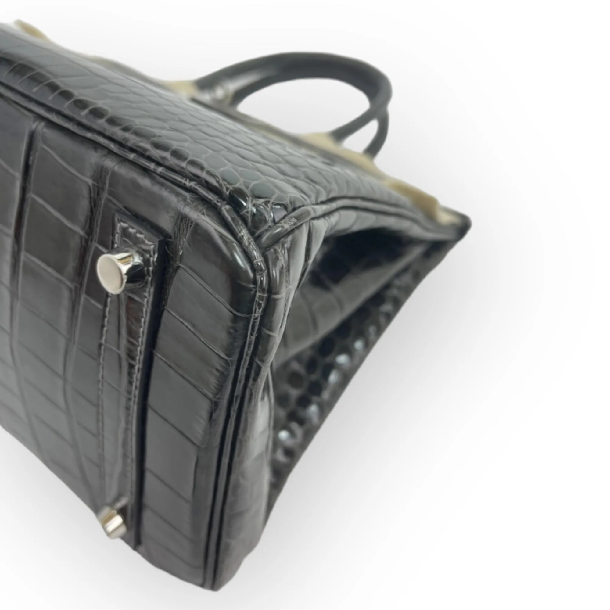 Hermès Birkin 30 Graphite Porosus Crocodile