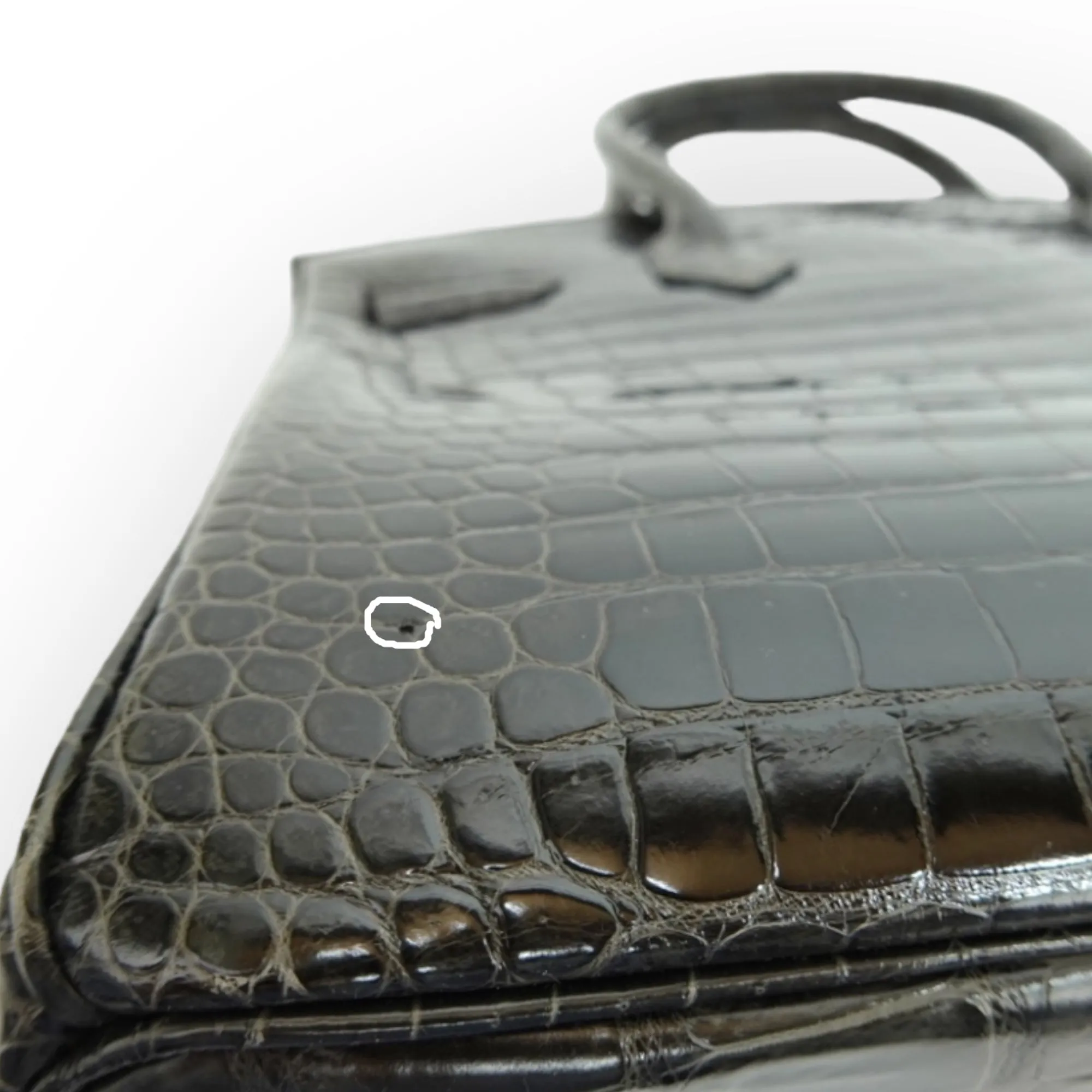 Hermès Birkin 30 Graphite Porosus Crocodile
