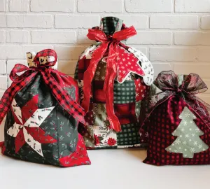 Holiday Gift Bags (Downloadable pattern)