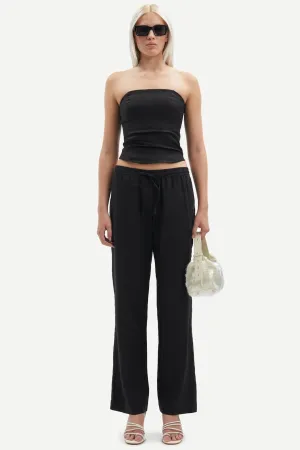 Hoys Black Linen Trousers