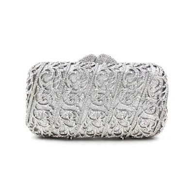 Jayla metallic clutch bag