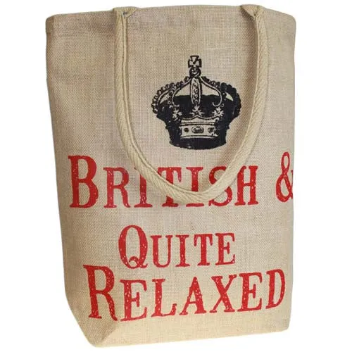 Jute Trend Bag - British & Quite Relaxed