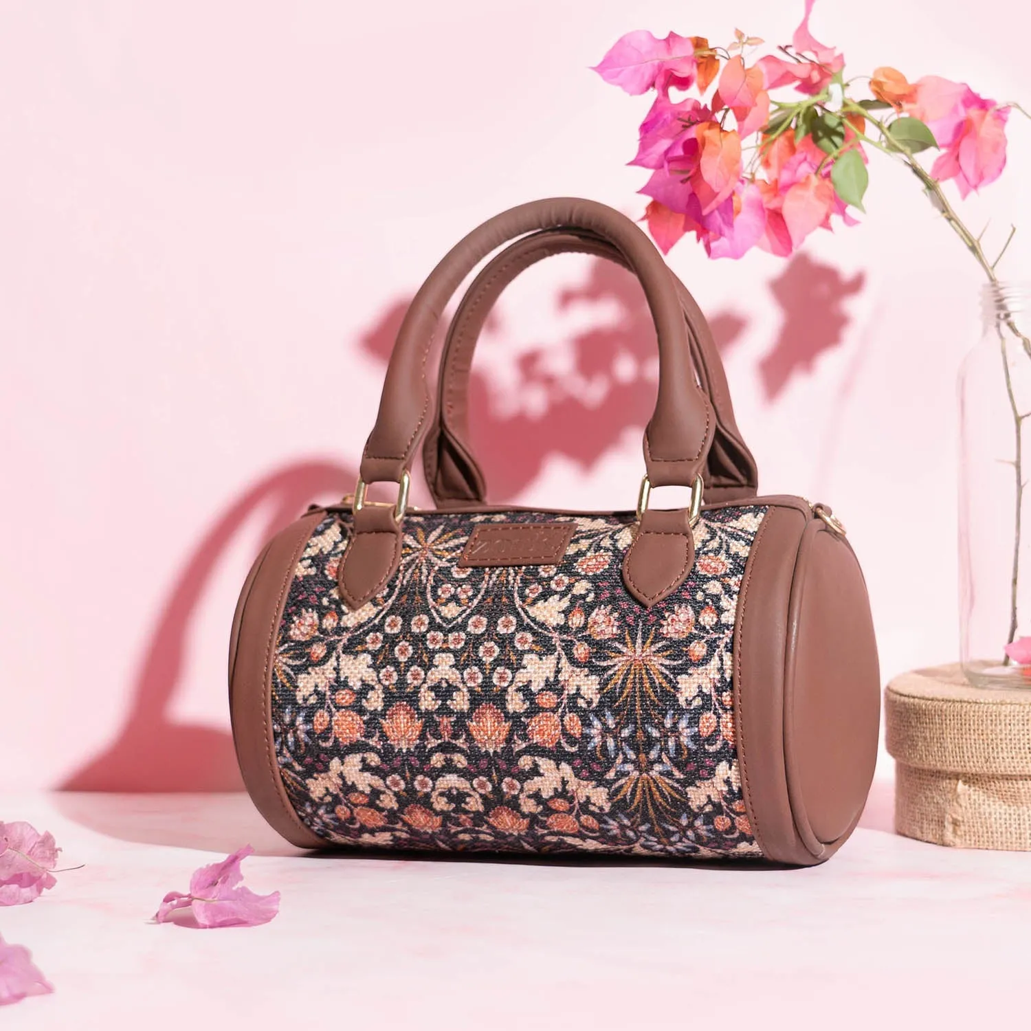 Kashmir Blooms Statement Satchel (Small)