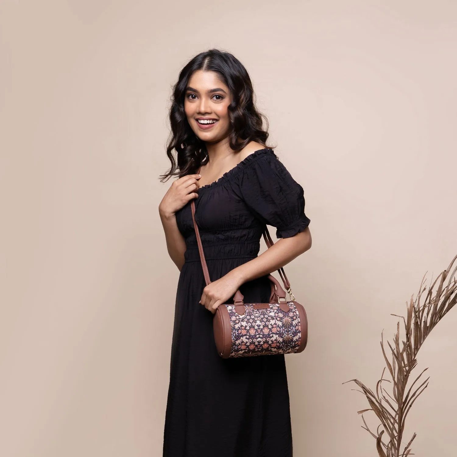 Kashmir Blooms Statement Satchel (Small)