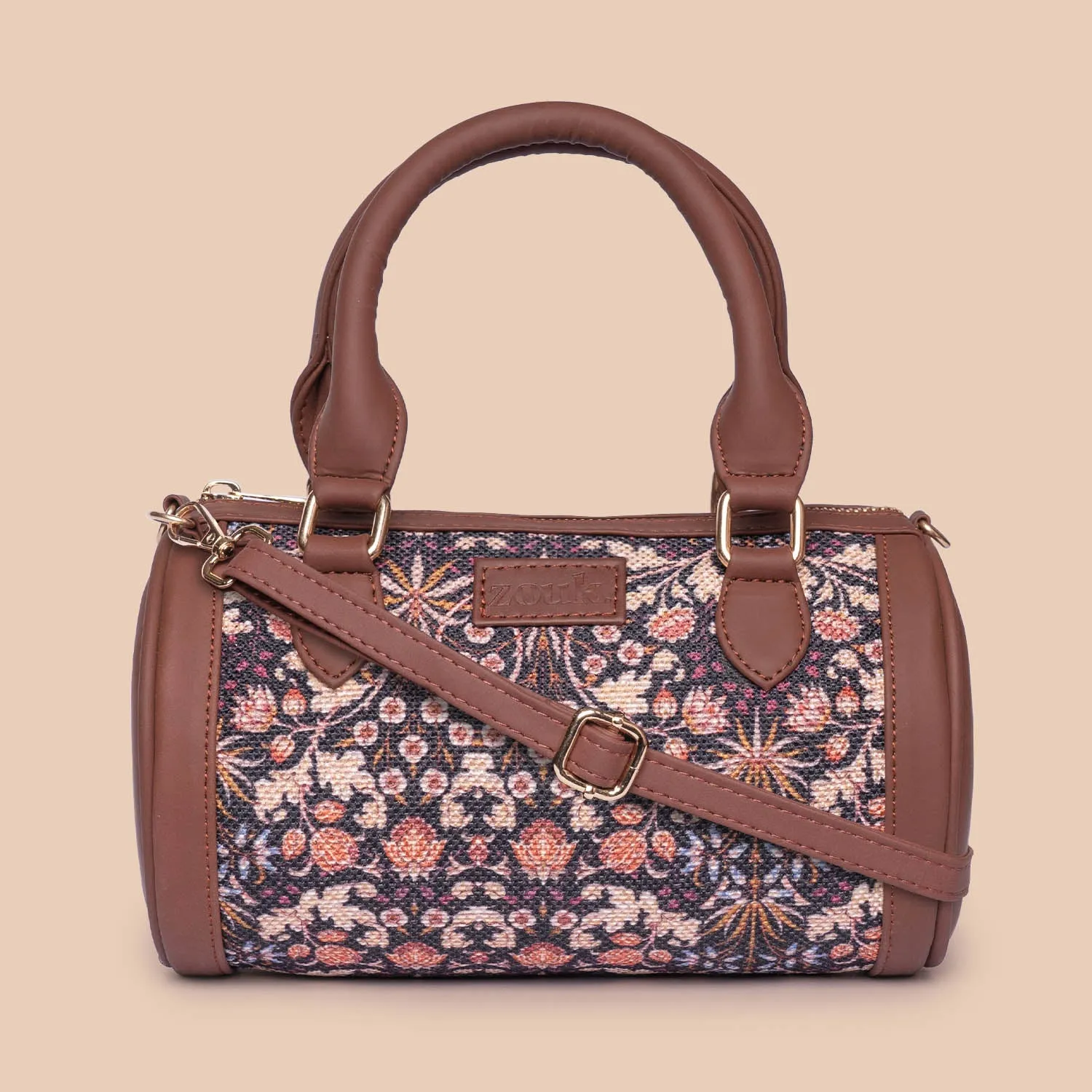 Kashmir Blooms Statement Satchel (Small)