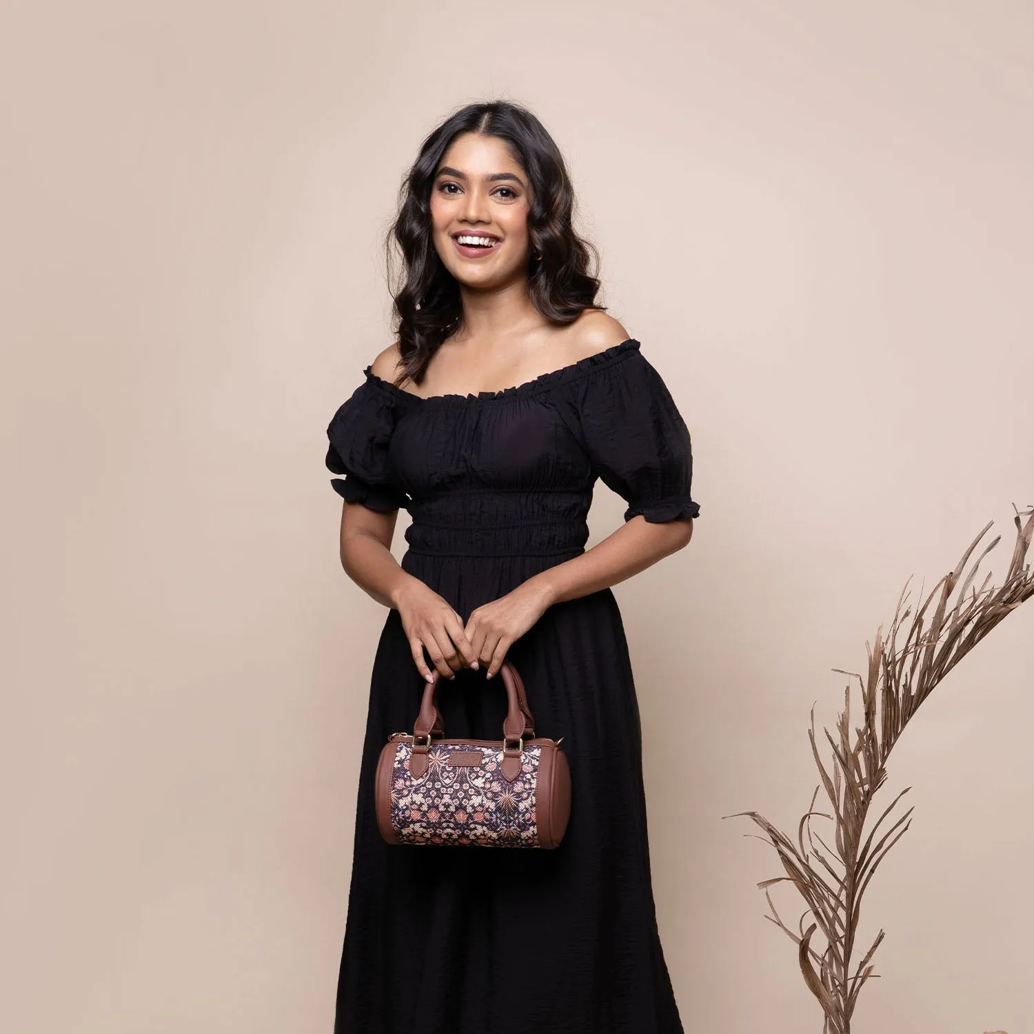 Kashmir Blooms Statement Satchel (Small)